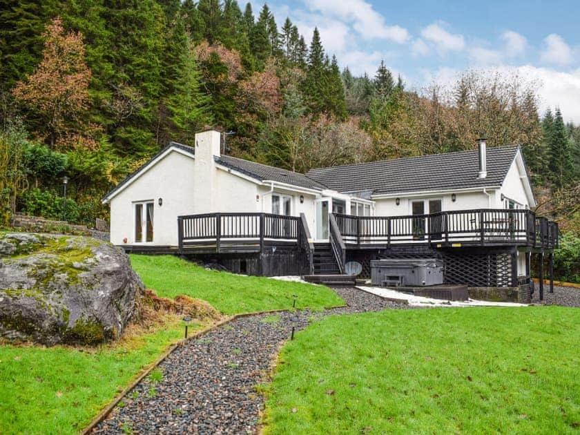 Waterside 3 Bed Cottage, Hot Tub, Sauna, Pvt Beach Arrochar Exterior foto